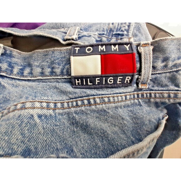 Tommy Hilfinger Men's 36x30 Jeans Straight Blue Denim Western Cowboy Light Wash - Picture 2 of 10